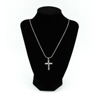 Rope-Wrapped Cross Pendant
