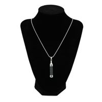 Sleek Cylinder Urn Necklace