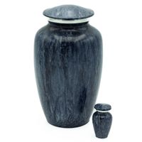 Stormy Blue Urn