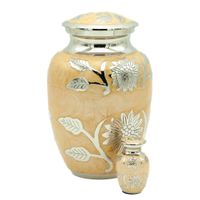 Golden Sunflower Urn