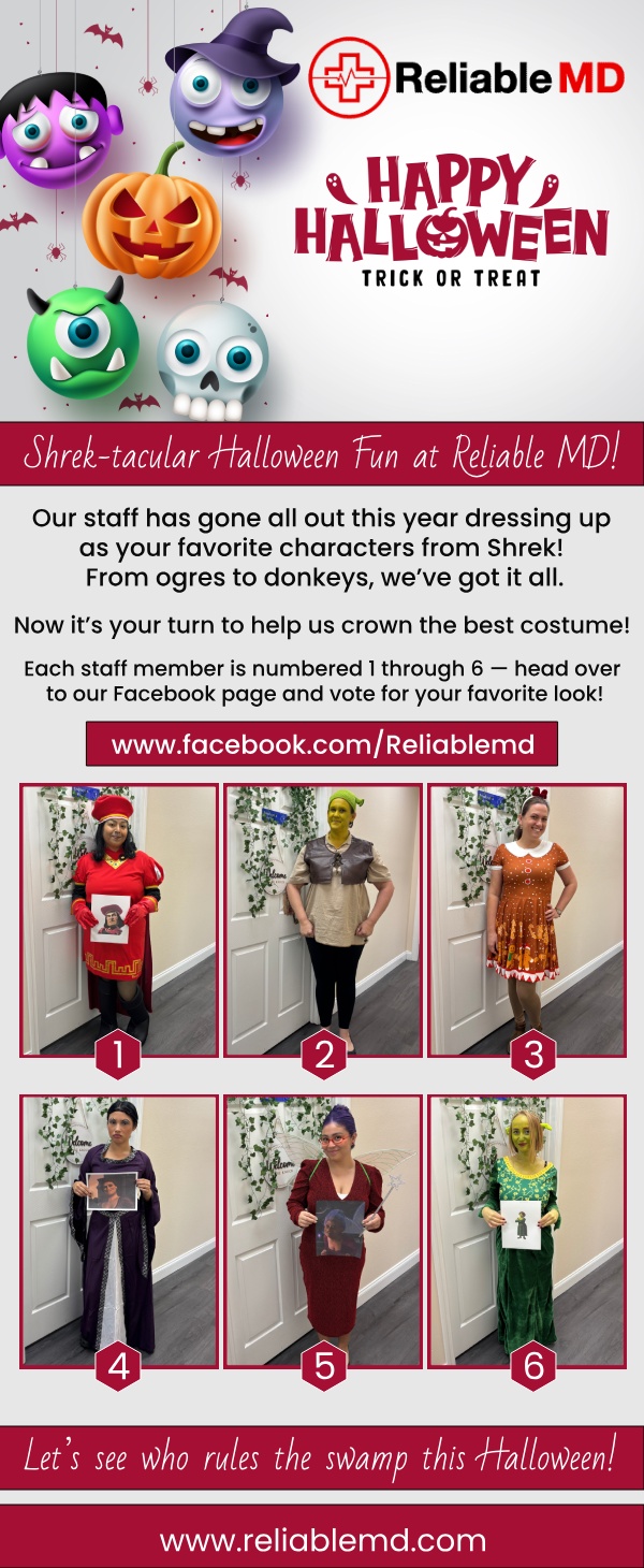 Shrek-tacular Halloween Fun at Reliable MD!