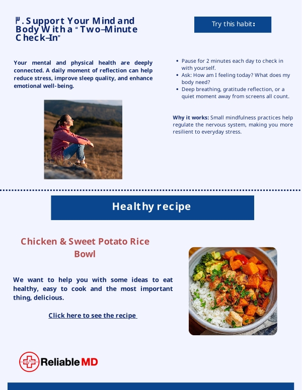 Monthly Wellness From Reliable MD