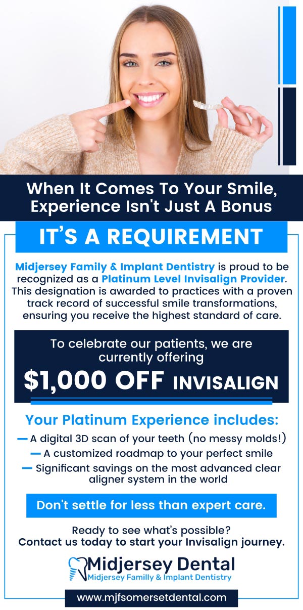 Exclusive Offer: $1,000 Off Invisalign at Midjersey Family & Implant Dentistry