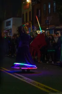 Photograph: Neon Dancer in the Street