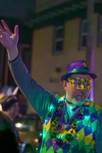 Photograph: Festive Mardi Gras Reveler