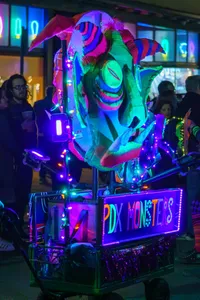 Photograph: Vibrant PDX Monster Sculpture