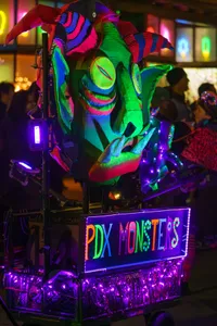 Photograph: Neon PDX Monster Float