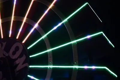 Photograph: Colorful Ferris Wheel Lights