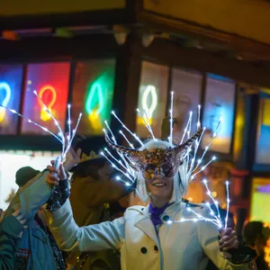 Photograph: Illuminated Night Festival Goer