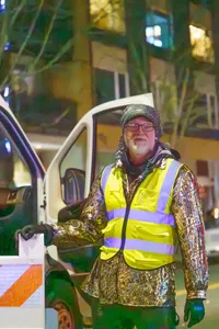 Photograph: Festive Worker, Night Shift