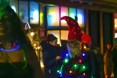Photograph: Festive Lighted Gnome