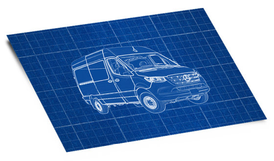 Blueprint for Sprinter Van