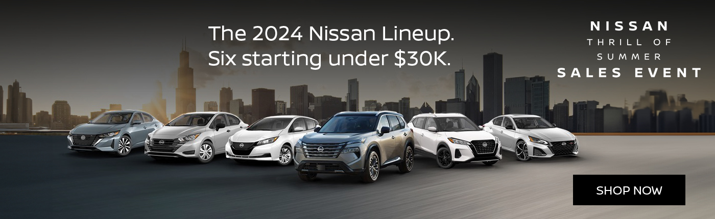 The 2024 Nissan Lineup. Six starting under $30K.