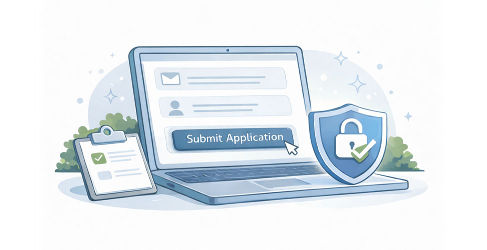 Secure online finance application