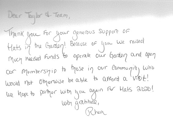 Thank You Note - Rhea