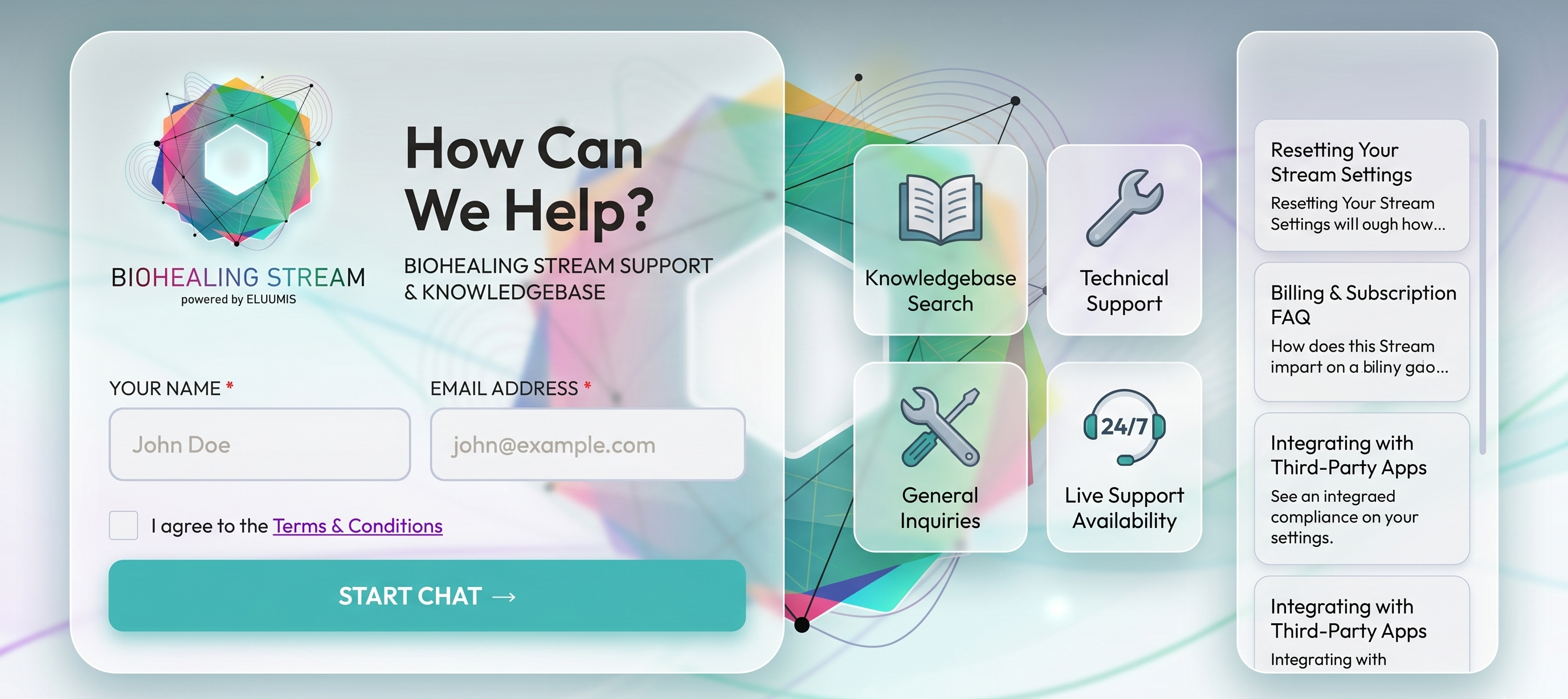 Biohealing Helpdesk