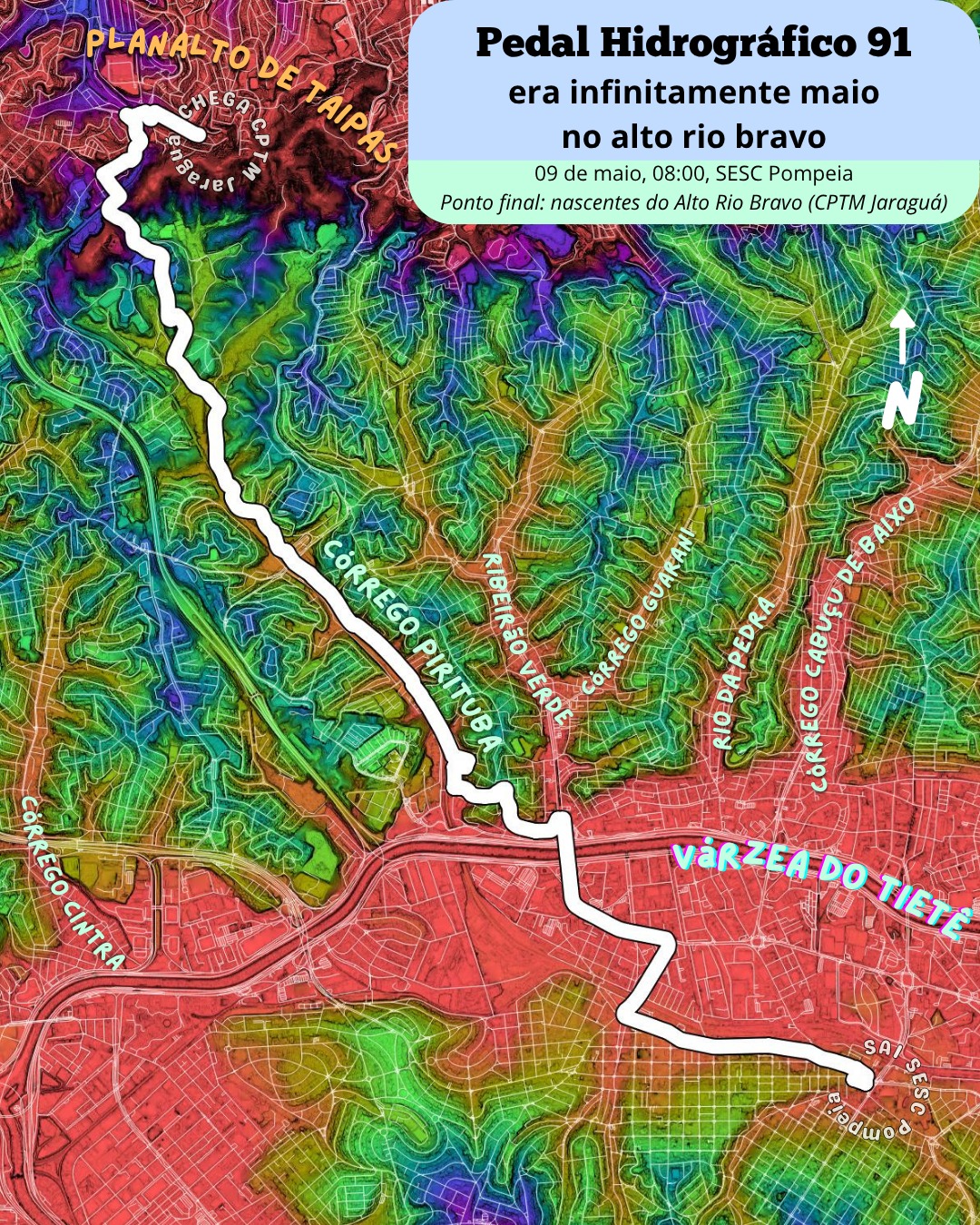 PH 91: era infinitamente maio no alto rio bravo