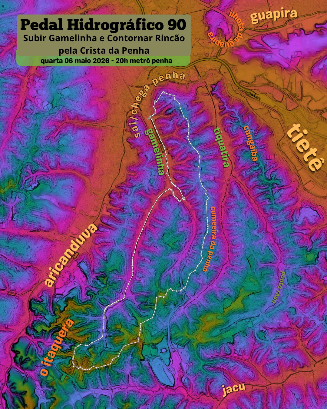 PH 90: Subir Gamelinha e Contornar Rincão pela Crista da Penha
