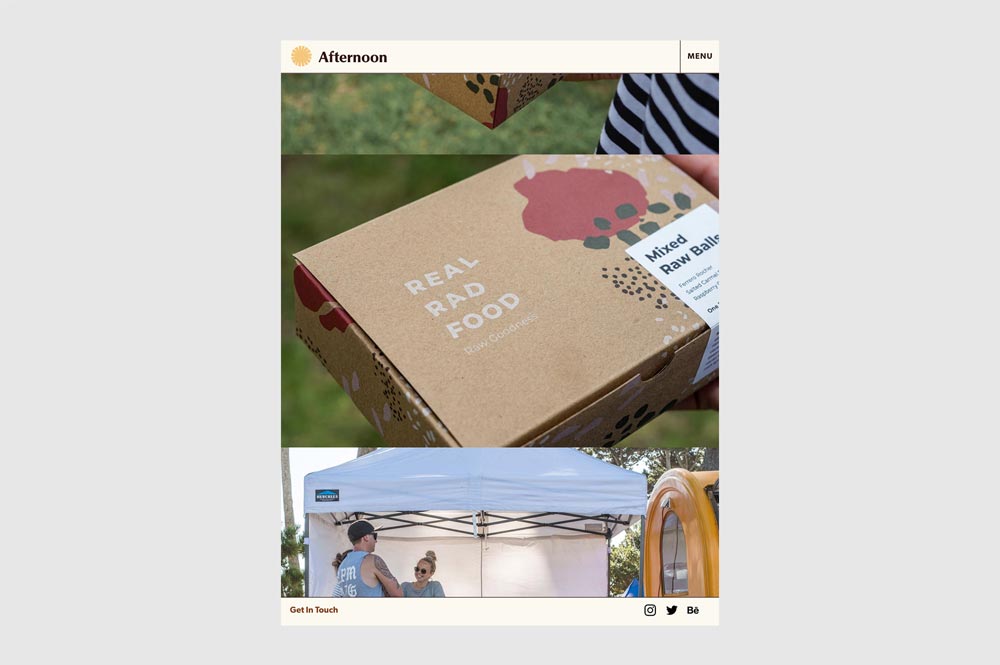 Afternoon Design Studio Website Screenshot