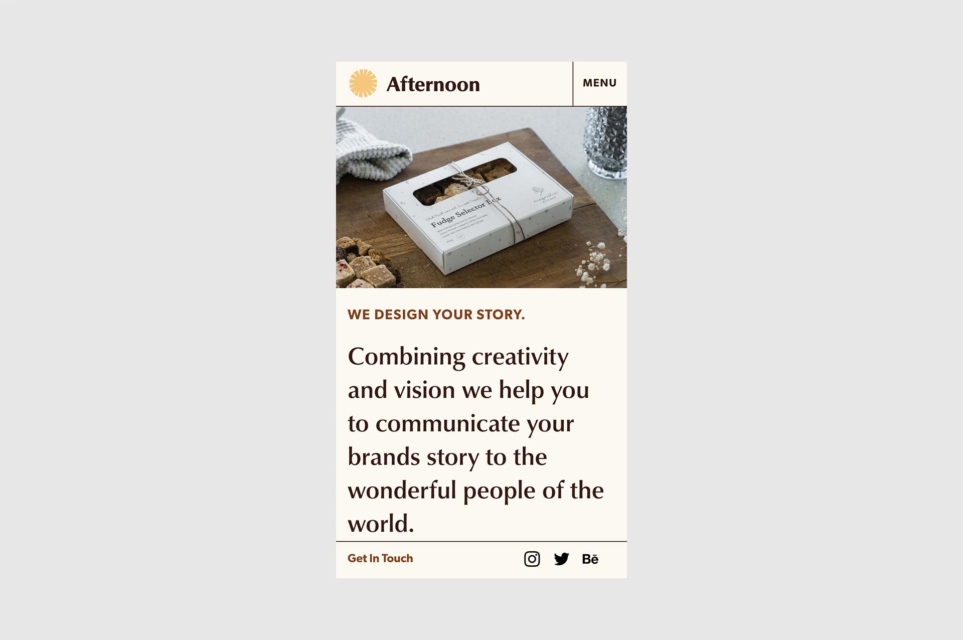 Afternoon Design Studio Website Screenshot