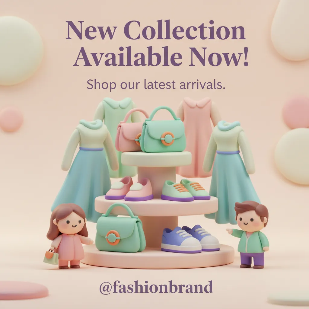 AI-generated Instagram post example