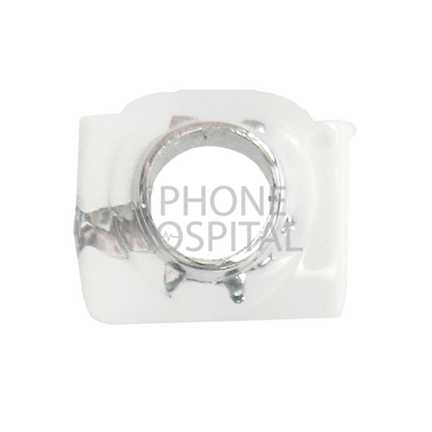 Audio-Jack Chrom-Ring in Weiß für iPhone 3G / 3GS
