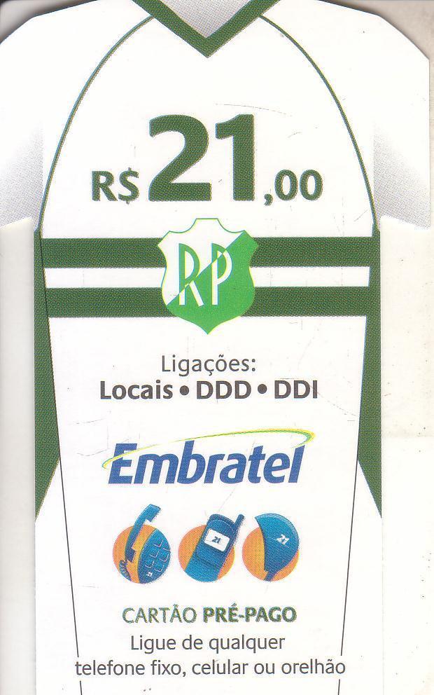 Coin Camisa - Clube RP-Deportivas-Embratel Brasil undefined