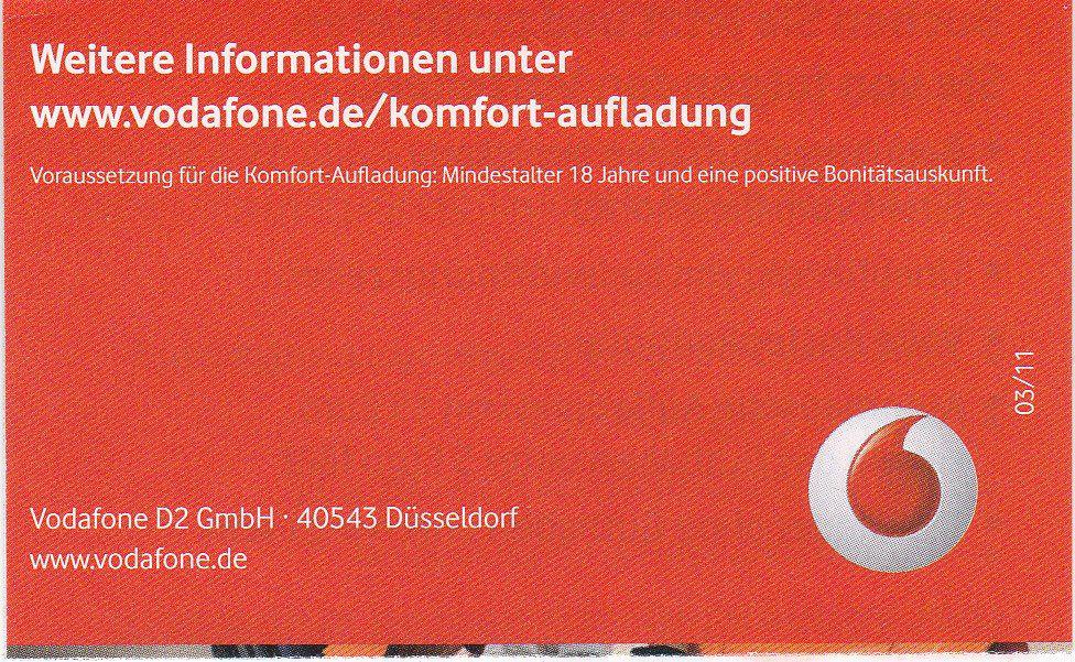 Coin Vodafone Symbol gross-D2 MannesmannVodafone - User Guides-Folders Covers User Guides Germany (Federal Republic) undefined