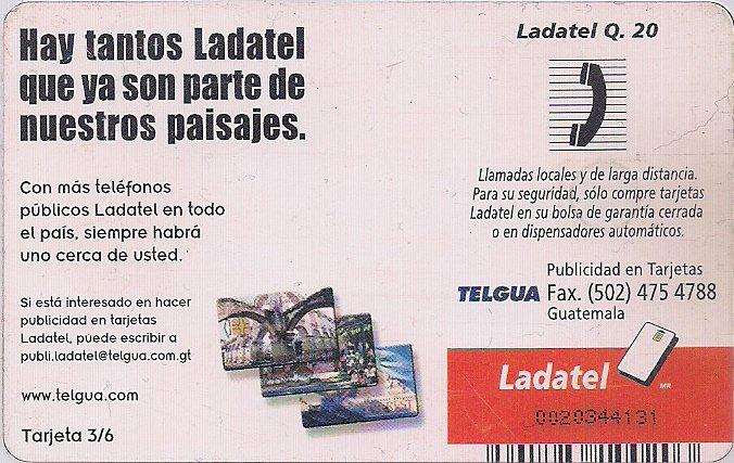 Coin Cathedral of Pocotenango-Tourist Phone - Booths-Telgua - Ladatel Guatemala undefined