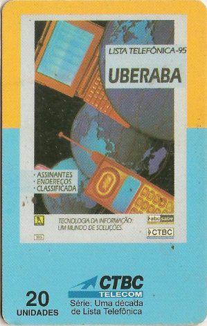 Coin Uberaba 1995-012 - 1998 - Uma Década De Lista Telefónica-CTBC 31 Brasil undefined