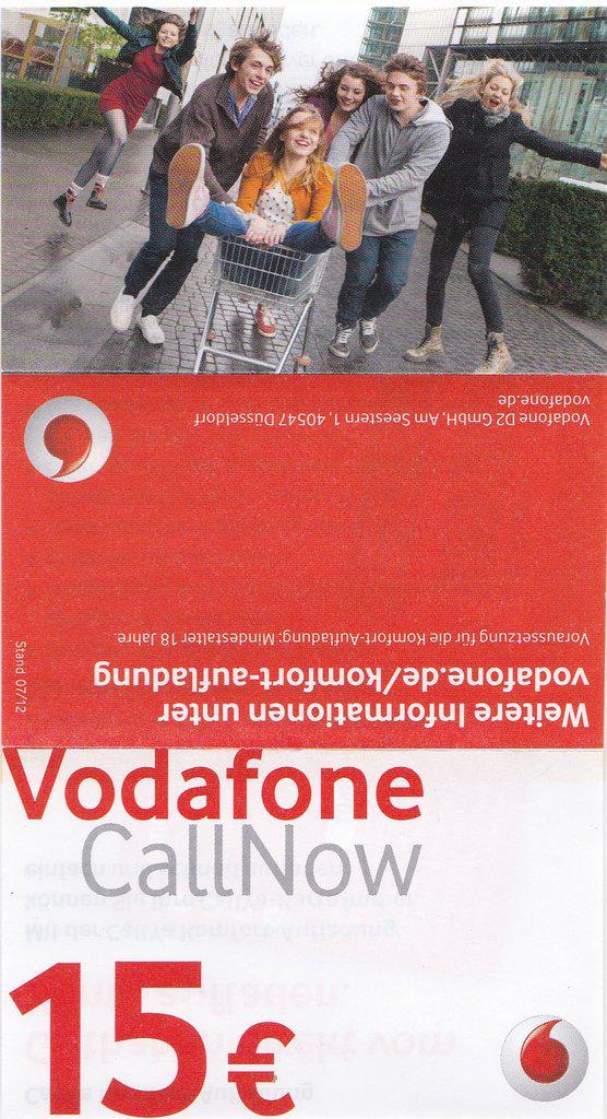 Coin Vodafone Symbol gross-D2 MannesmannVodafone - User Guides-Folders Covers User Guides Germany (Federal Republic) undefined