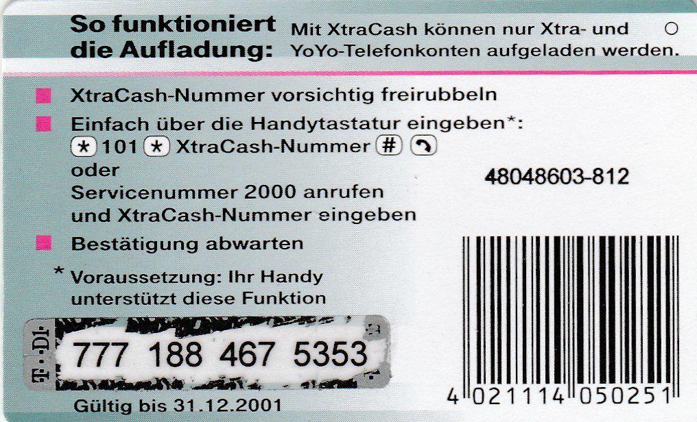 Coin Xtra Cash 25DM1278€-XtraCash - Definitive Refill-D1 Germany (Federal Republic) undefined