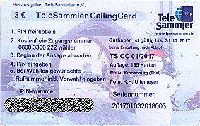 Coin TeleSammler - Winter 2017-CallingCard TS-Deutsche Telekom Germany (Federal Republic) undefined