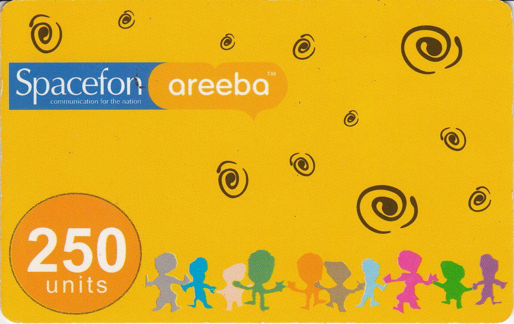 Coin Spacefon Areeba orange-SpaceFon - Mobile Refill-Mobile Ghana Gana undefined