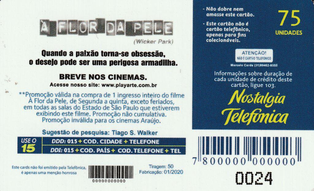 Coin A Flor Da Pele-2004 - A Flor da Pele-Telefónica SP São Paulo Brasil undefined