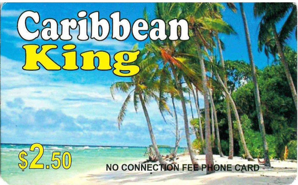 Coin Caribbean King-Calling Card Help-Remote Memory Canada Canadá undefined