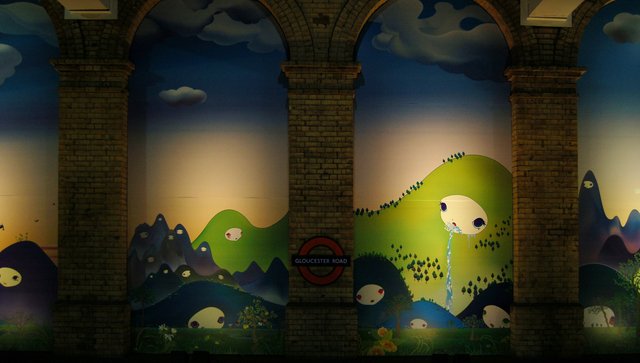 City Glow, Mountain Whisper at Gloucester Road Station