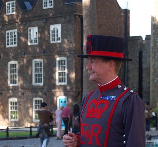 Scottish Beefeater at the Tower of London