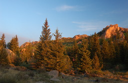 Dawn at camp in Lake Park, Lost Creek Wilderness