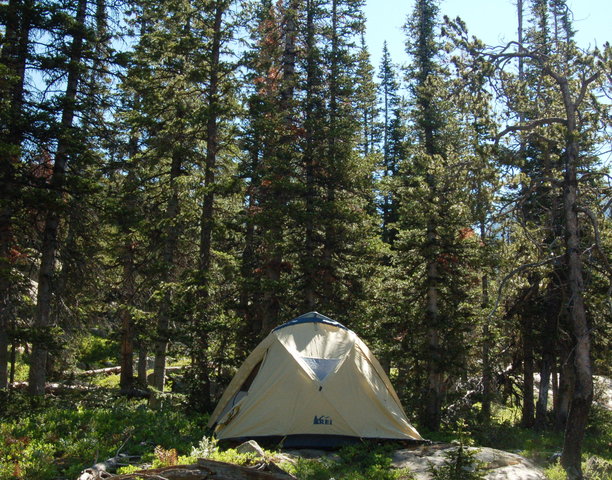Camp near Cascade Creek, Indian Peaks Wilderness