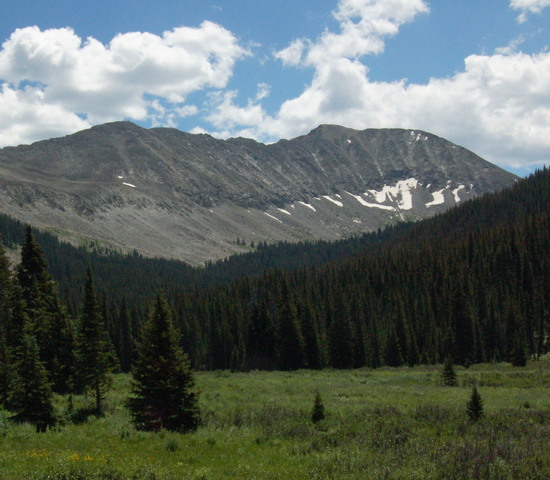 Mount Cirrus from Silver Creek Trailhead