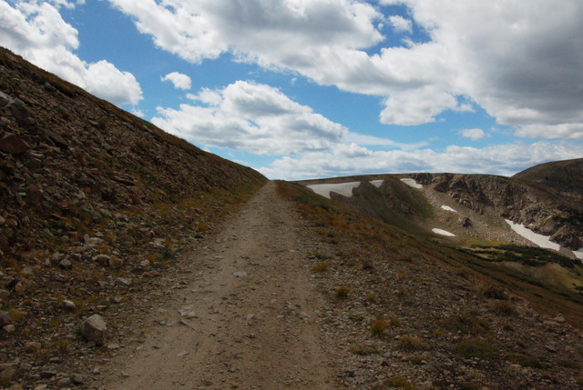 Final approach to Rollins Pass