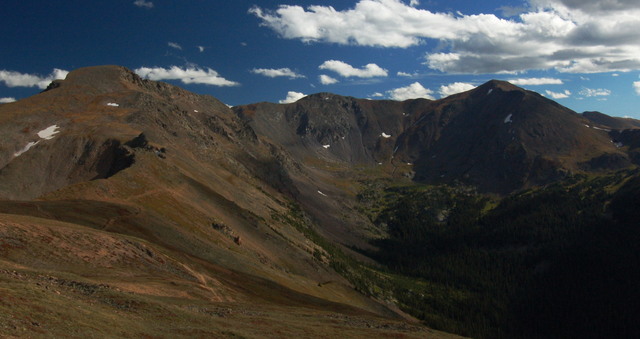 James Peak, Mt Bancroft, and Parry Peak