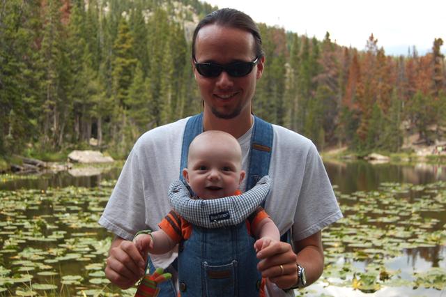 Calvin and Jaeger at Nymph Lake