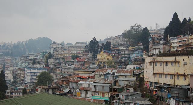 Darjeeling from Dhirdham Mandir