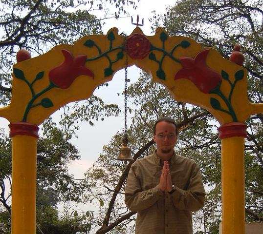 Jaeger after temple on Observatory Hill