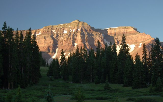 Fortress Peak in early morning