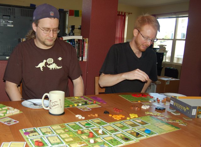 Yanthor and Humblik play Agricola