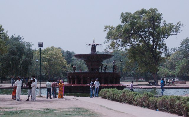 Fountain on Rajpath