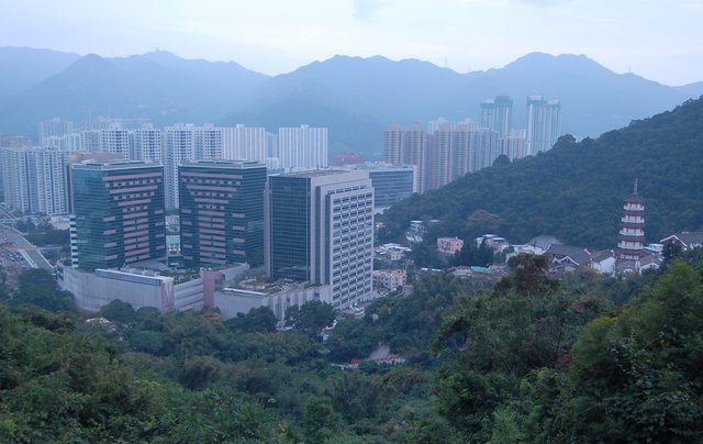 Tai Wai from the hills